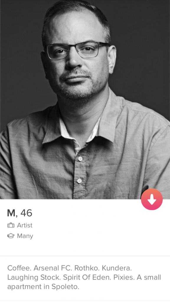 Matthew Good Tinder Profile